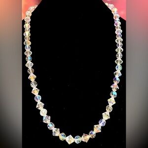 Aurora Borealis crystal necklace​​​​